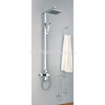 Brass Wetroom Shower Mixer Taburan Hujan Kepala Besar